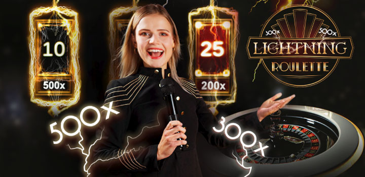 Lightning Roulette - A Jackpot Roulette Game Offering Big Wins